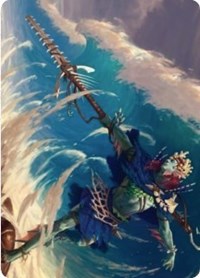 Tazeem Roilmage Art Card [Zendikar Rising Art Series] | Impulse Games and Hobbies