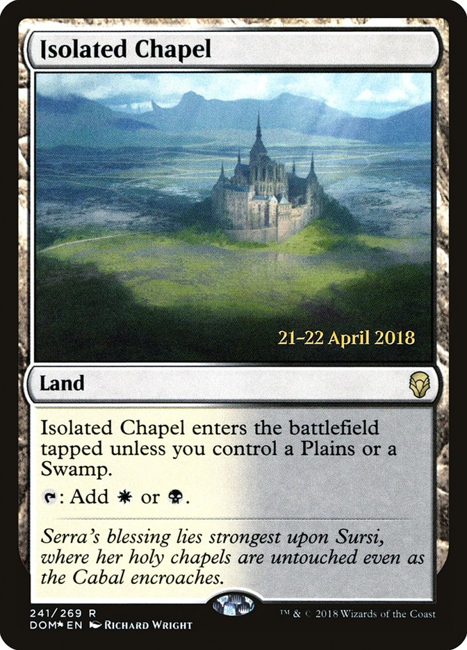 Isolated Chapel [Dominaria Prerelease Promos] | Impulse Games and Hobbies