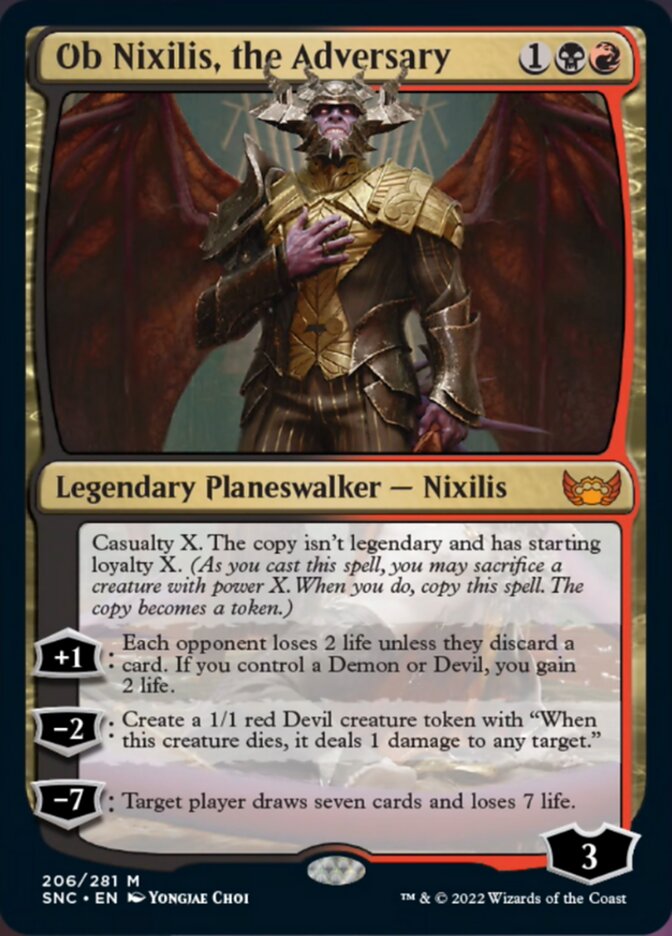 Ob Nixilis, the Adversary [Streets of New Capenna] | Impulse Games and Hobbies