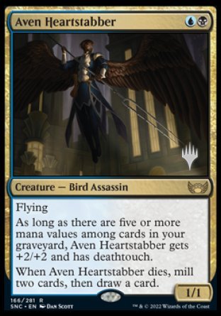 Aven Heartstabber (Promo Pack) [Streets of New Capenna Promos] | Impulse Games and Hobbies