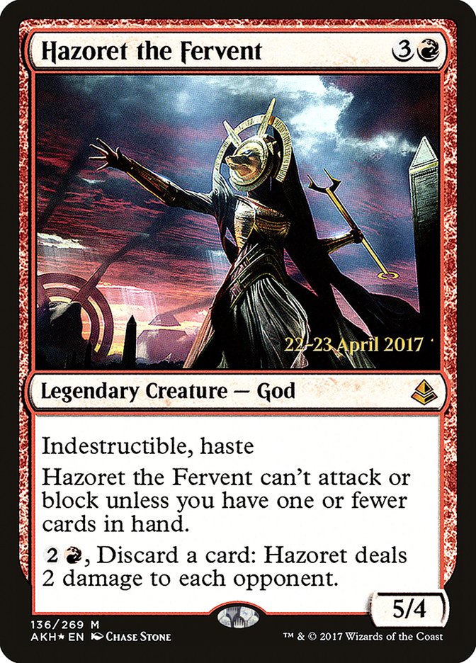 Hazoret the Fervent [Amonkhet Prerelease Promos] | Impulse Games and Hobbies