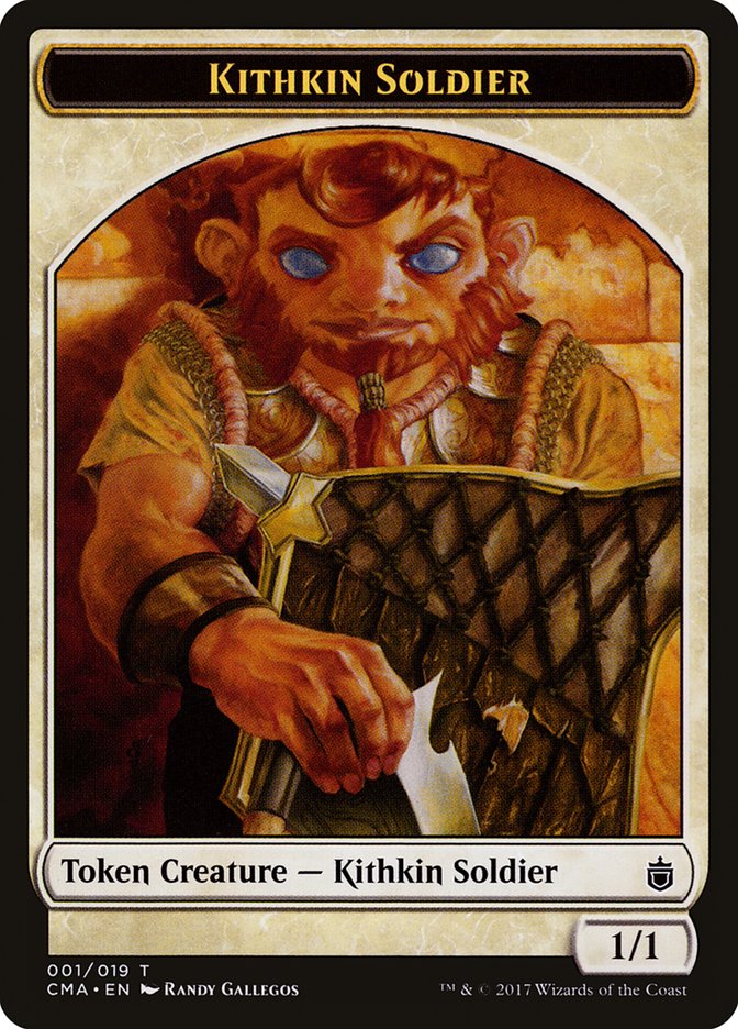 Kithkin Soldier Token [Commander Anthology Tokens] | Impulse Games and Hobbies