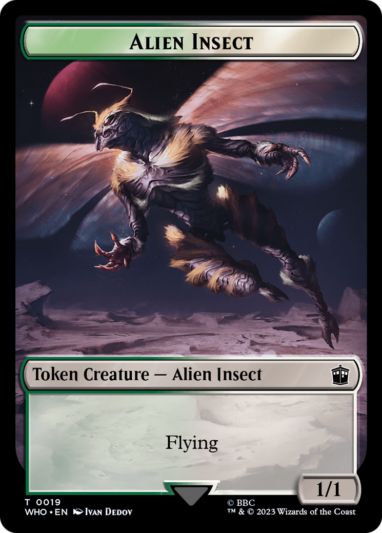 Alien Insect Token [Doctor Who Tokens] | Impulse Games and Hobbies