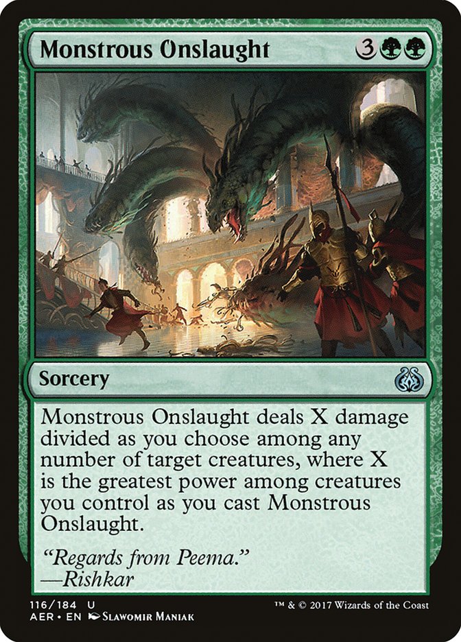 Monstrous Onslaught [Aether Revolt] | Impulse Games and Hobbies
