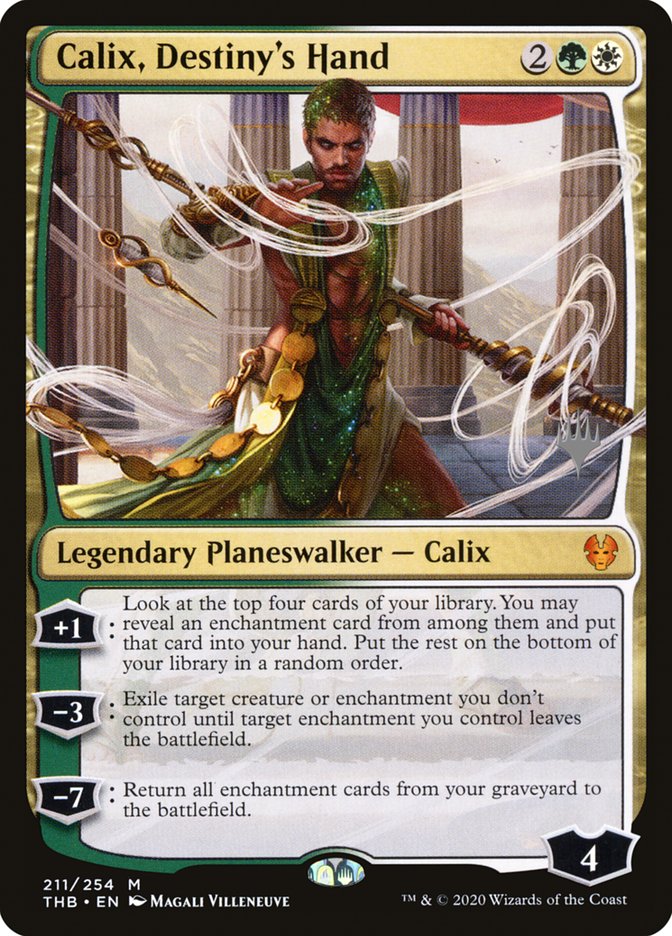 Calix, Destiny's Hand (Promo Pack) [Theros Beyond Death Promos] | Impulse Games and Hobbies