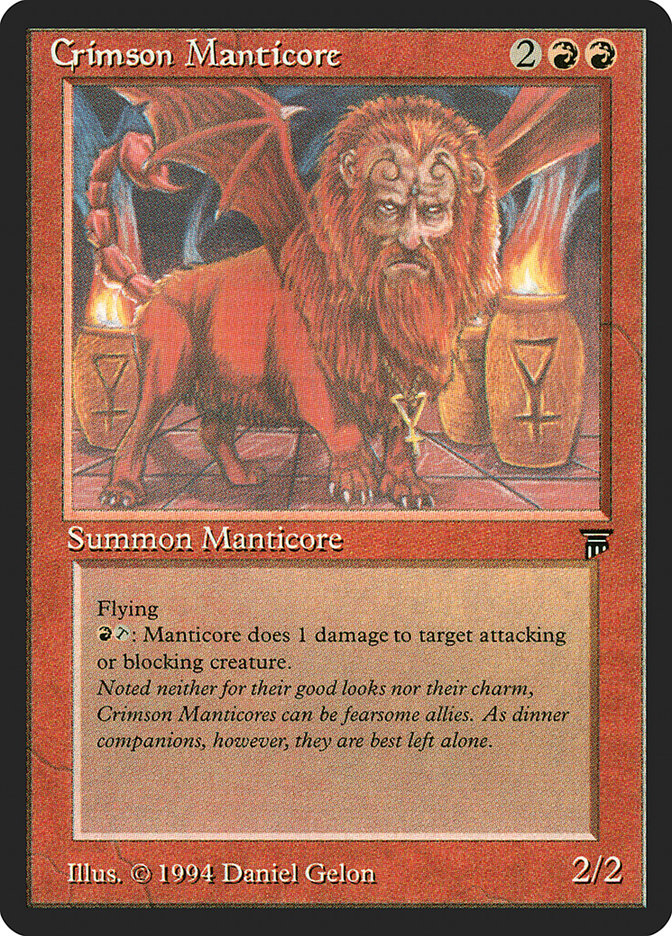 Crimson Manticore [Legends] | Impulse Games and Hobbies