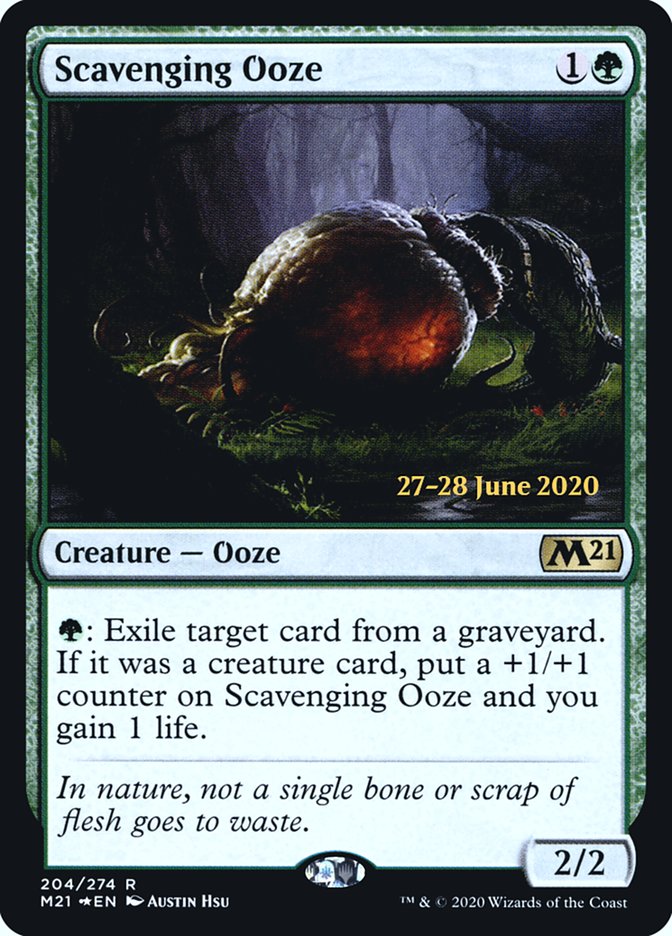 Scavenging Ooze  [Core Set 2021 Prerelease Promos] | Impulse Games and Hobbies