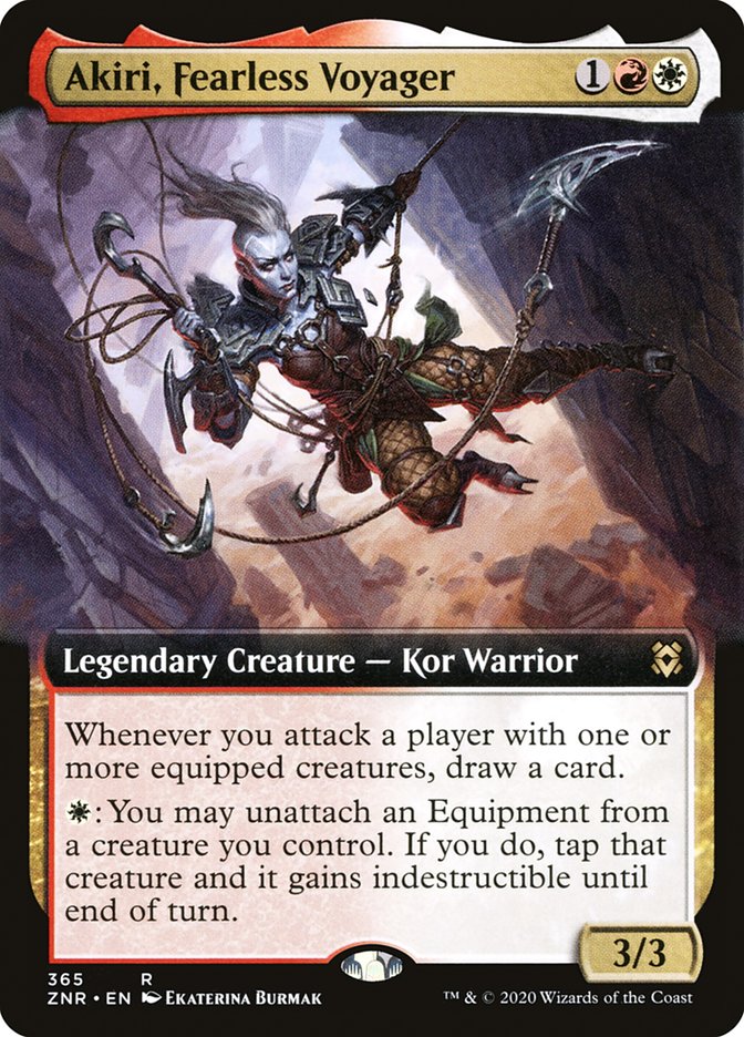 Akiri, Fearless Voyager (Extended Art) [Zendikar Rising] | Impulse Games and Hobbies