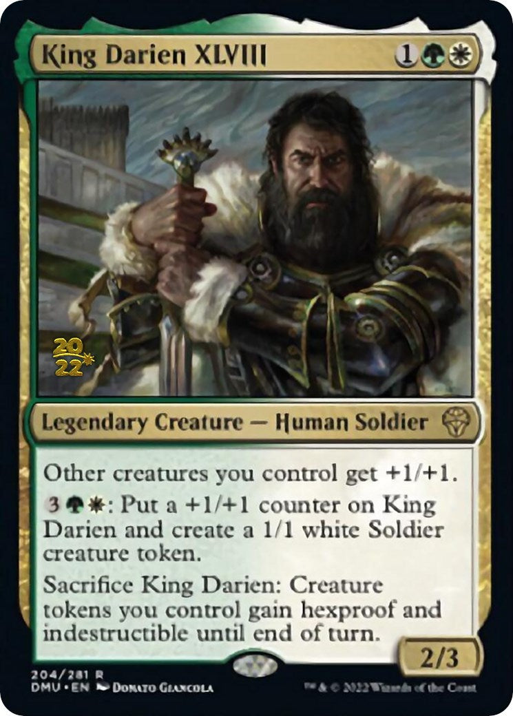 King Darien XLVIII [Dominaria United Prerelease Promos] | Impulse Games and Hobbies