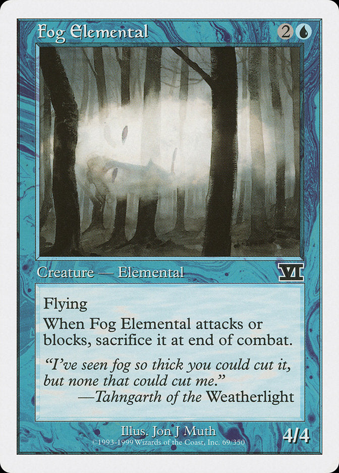 Fog Elemental [Classic Sixth Edition] | Impulse Games and Hobbies