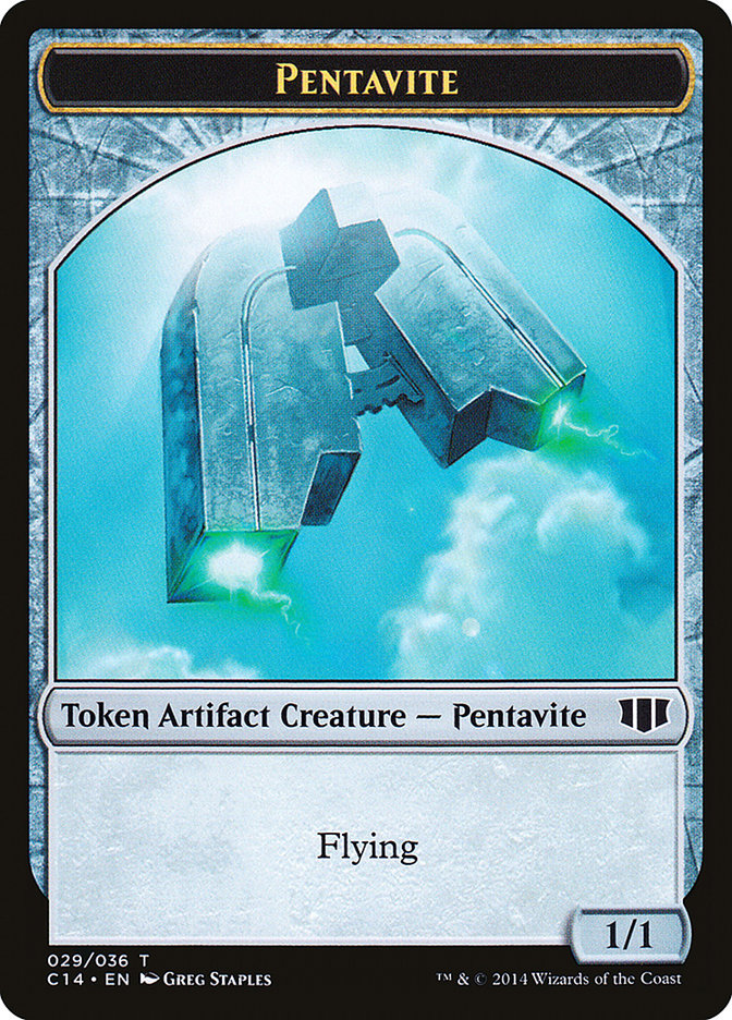 Myr // Pentavite Double-sided Token [Commander 2014 Tokens] | Impulse Games and Hobbies