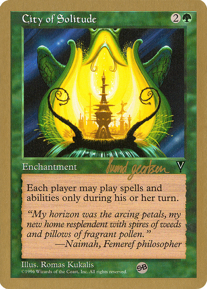 City of Solitude (Svend Geertsen) (SB) [World Championship Decks 1997] | Impulse Games and Hobbies