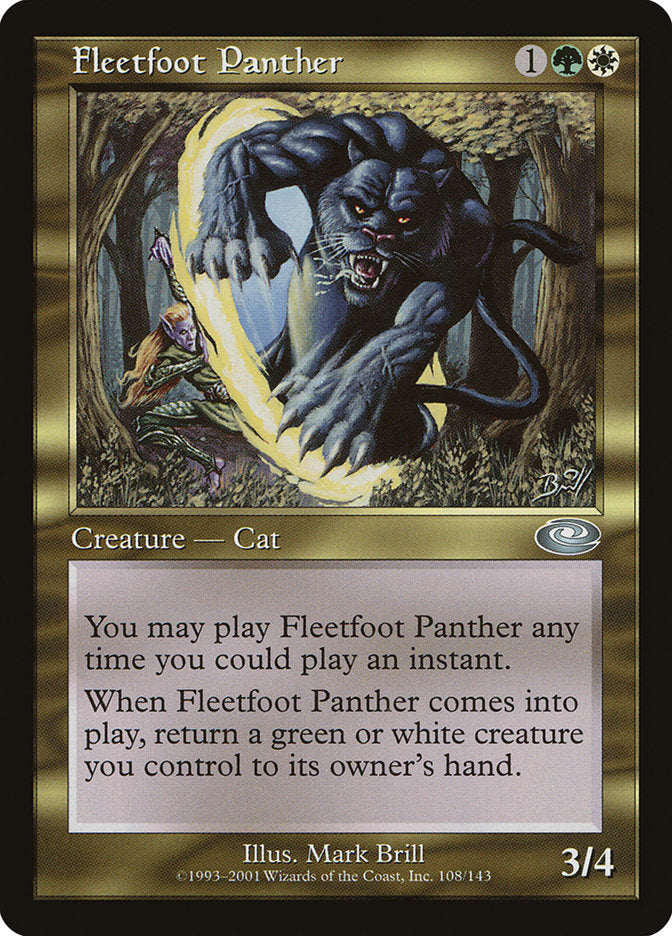 Fleetfoot Panther [Planeshift] | Impulse Games and Hobbies