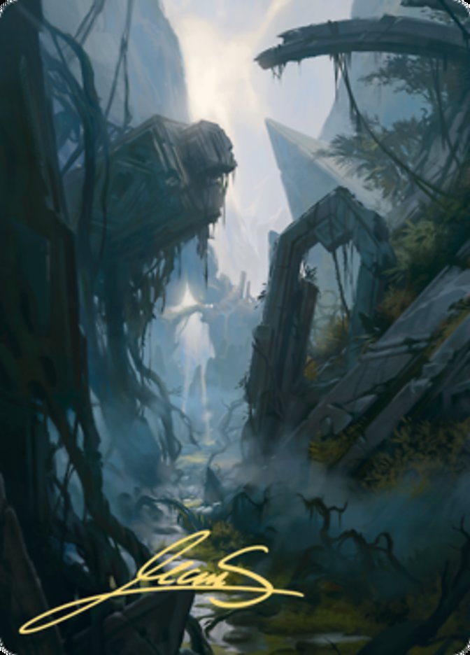 Swamp 2 Art Card (Gold-Stamped Signature) [Zendikar Rising Art Series] | Impulse Games and Hobbies