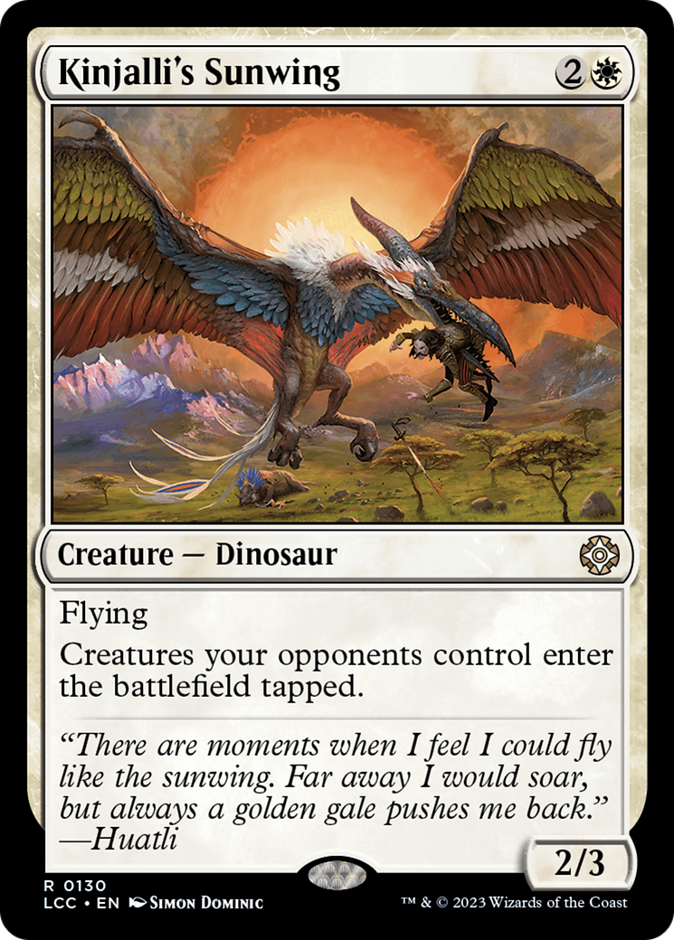 Kinjalli's Sunwing [The Lost Caverns of Ixalan Commander] | Impulse Games and Hobbies