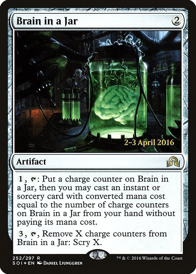 Brain in a Jar [Shadows over Innistrad Prerelease Promos] | Impulse Games and Hobbies