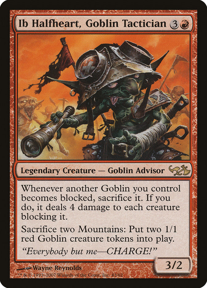 Ib Halfheart, Goblin Tactician [Duel Decks: Elves vs. Goblins] | Impulse Games and Hobbies