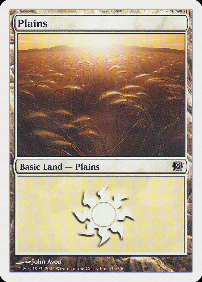 Plains (333) [Ninth Edition] | Impulse Games and Hobbies