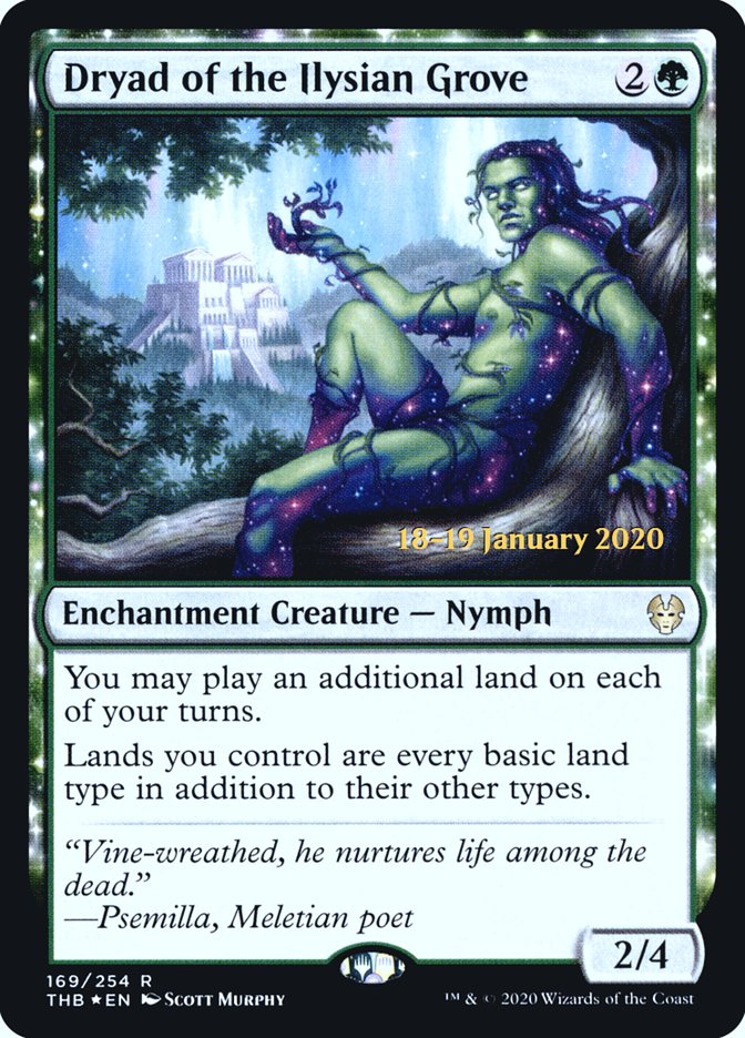 Dryad of the Ilysian Grove [Theros Beyond Death Prerelease Promos] | Impulse Games and Hobbies