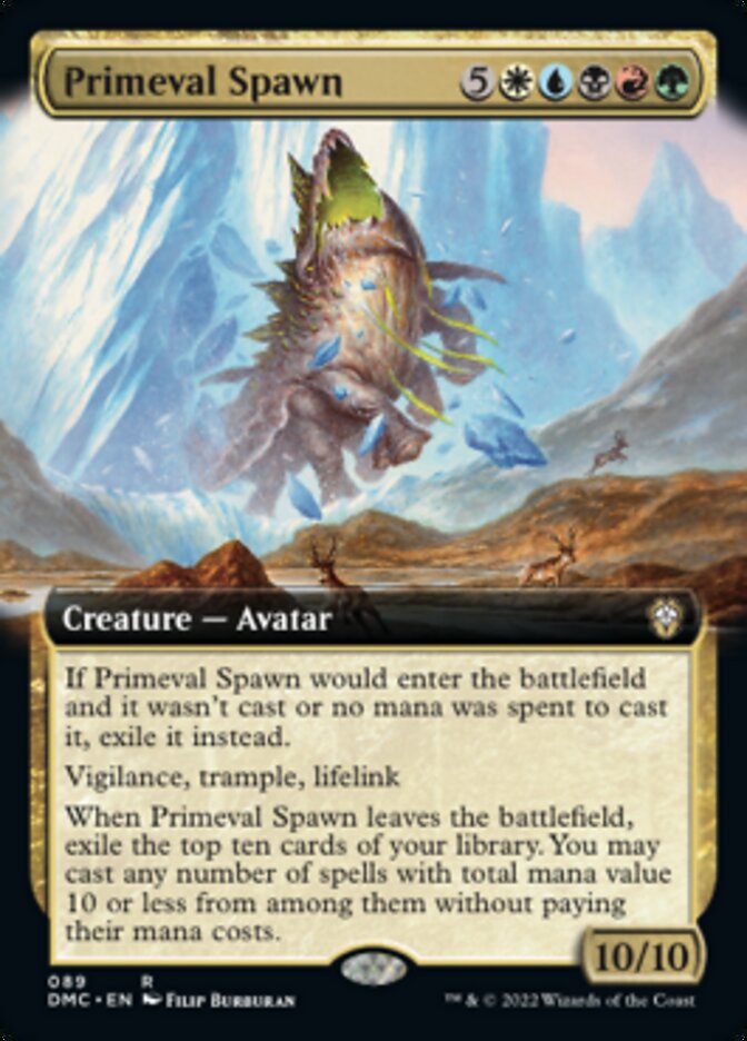 Primeval Spawn (Extended Art) [Dominaria United Commander] | Impulse Games and Hobbies