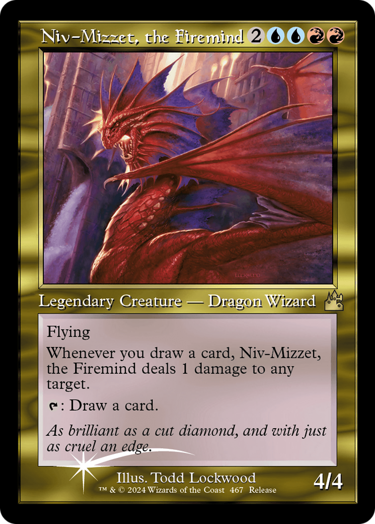 Niv-Mizzet, the Firemind (Retro Frame) [Ravnica Remastered] | Impulse Games and Hobbies