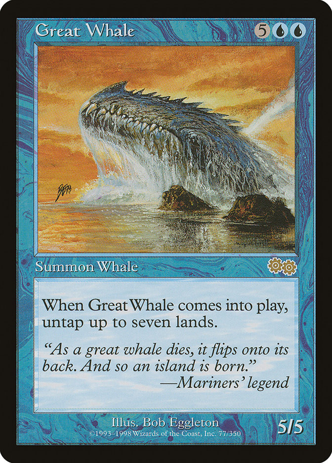 Great Whale [Urza's Saga] | Impulse Games and Hobbies