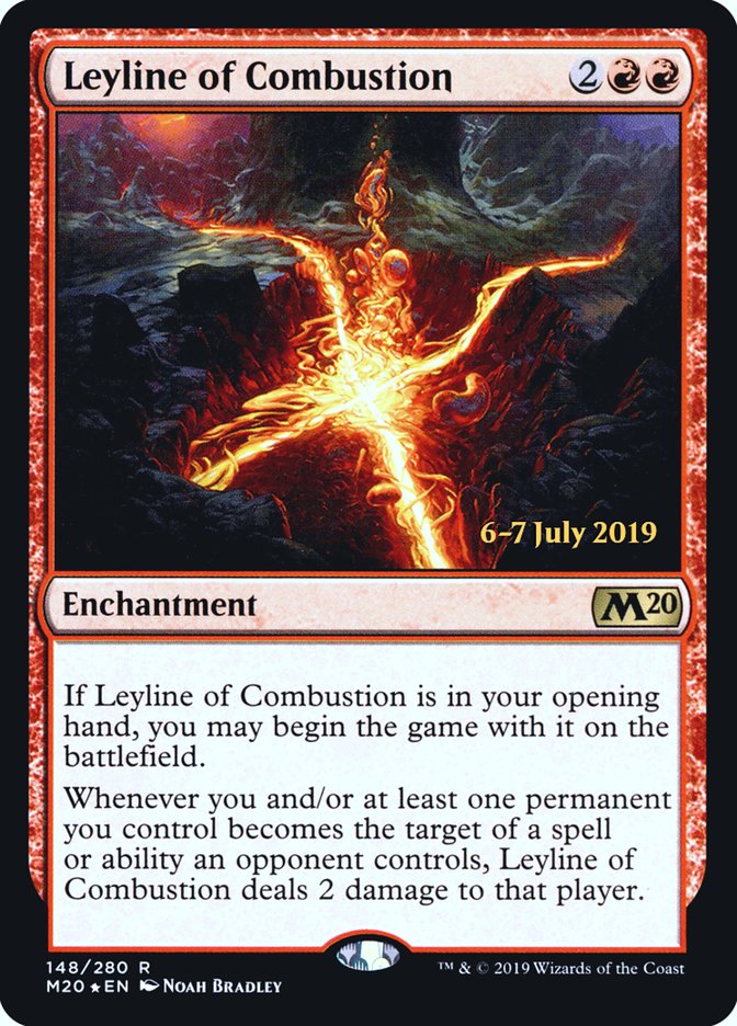 Leyline of Combustion  [Core Set 2020 Prerelease Promos] | Impulse Games and Hobbies