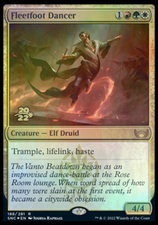 Fleetfoot Dancer [Streets of New Capenna Prerelease Promos] | Impulse Games and Hobbies