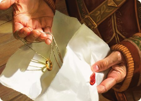 Bilbo's Ring Art Card [The Lord of the Rings: Tales of Middle-earth Art Series] | Impulse Games and Hobbies