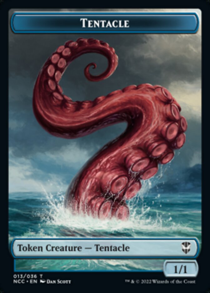 Tentacle // Champion of Wits Double-sided Token [Streets of New Capenna Commander Tokens] | Impulse Games and Hobbies