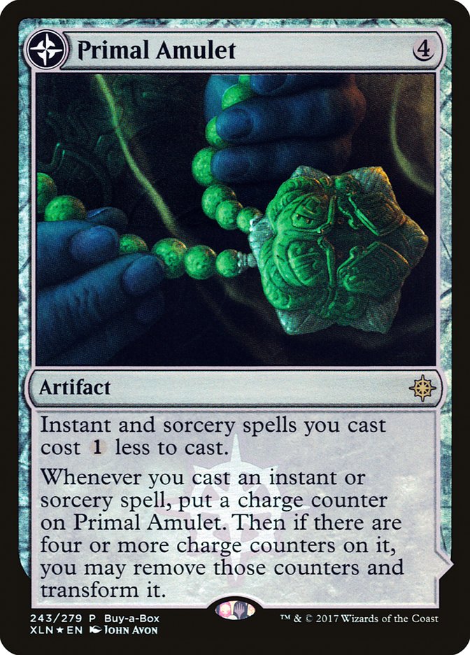 Primal Amulet // Primal Wellspring (Buy-A-Box) [Ixalan Treasure Chest] | Impulse Games and Hobbies