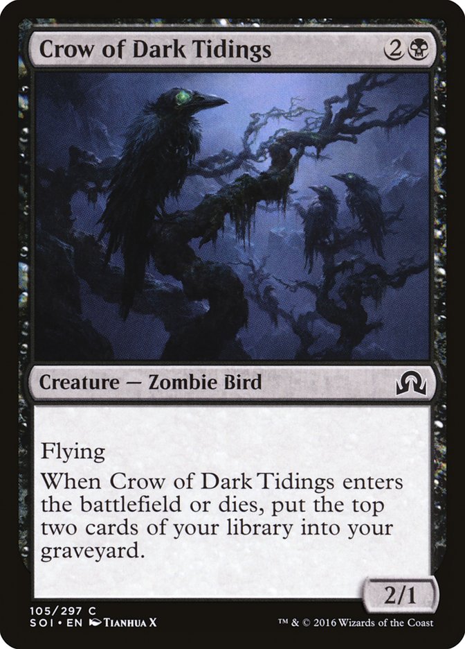 Crow of Dark Tidings [Shadows over Innistrad] | Impulse Games and Hobbies