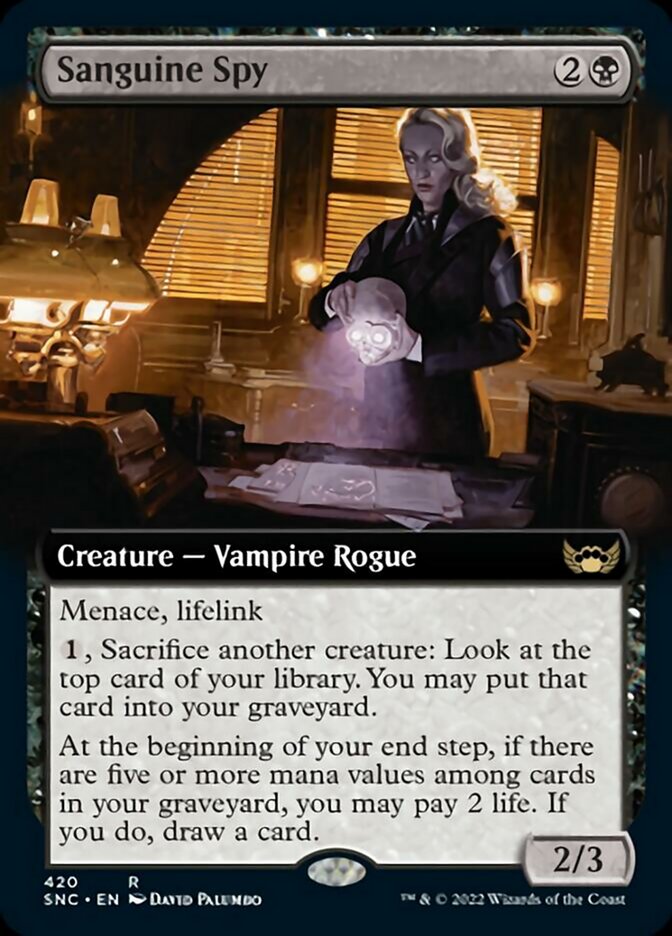 Sanguine Spy (Extended Art) [Streets of New Capenna] | Impulse Games and Hobbies