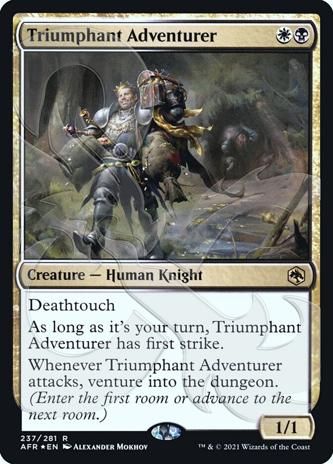 Triumphant Adventurer (Ampersand Promo) [Dungeons & Dragons: Adventures in the Forgotten Realms Promos] | Impulse Games and Hobbies