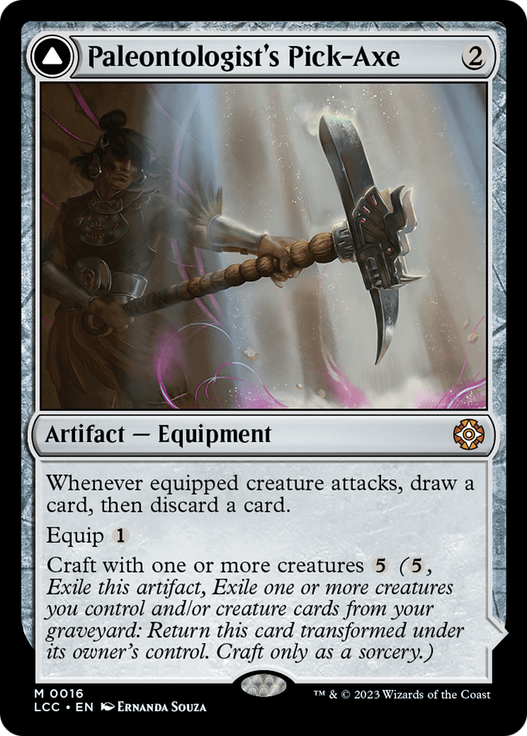 Paleontologist's Pick-Axe (Extended Art) [The Lost Caverns of Ixalan Commander] | Impulse Games and Hobbies