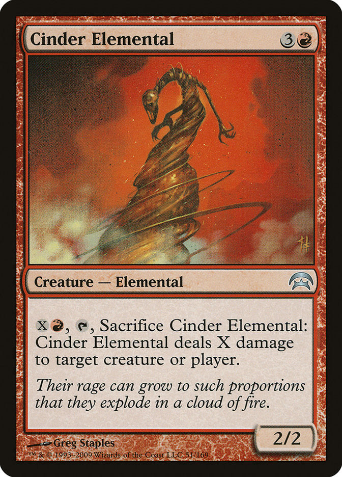 Cinder Elemental [Planechase] | Impulse Games and Hobbies