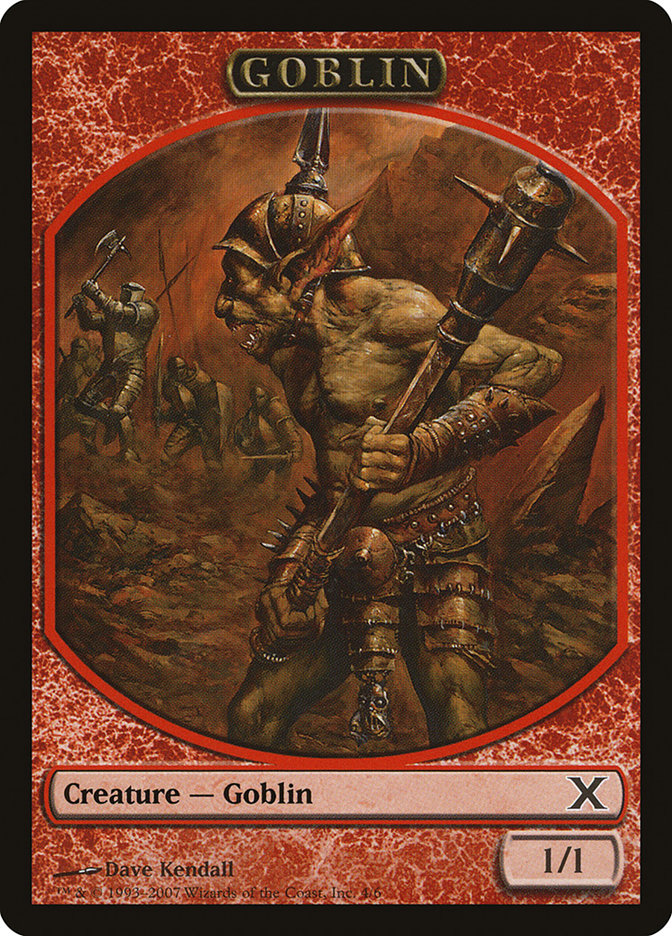 Goblin Token [Tenth Edition Tokens] | Impulse Games and Hobbies