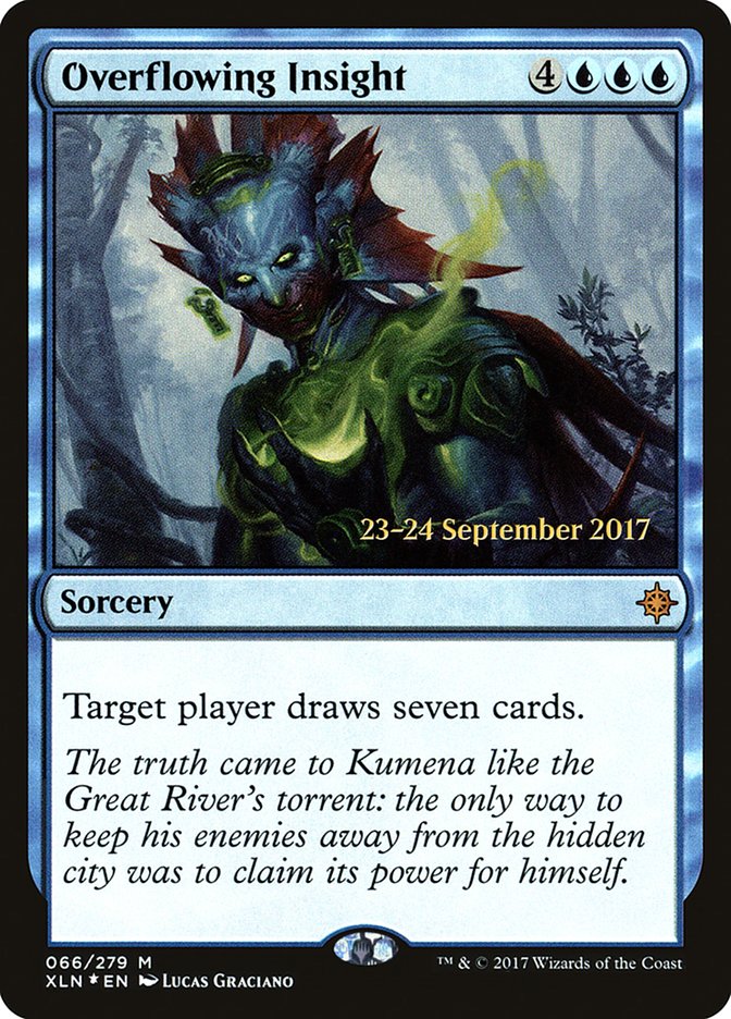 Overflowing Insight [Ixalan Prerelease Promos] | Impulse Games and Hobbies