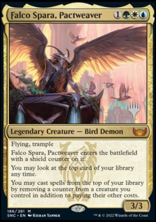 Falco Spara, Pactweaver (Promo Pack) [Streets of New Capenna Promos] | Impulse Games and Hobbies