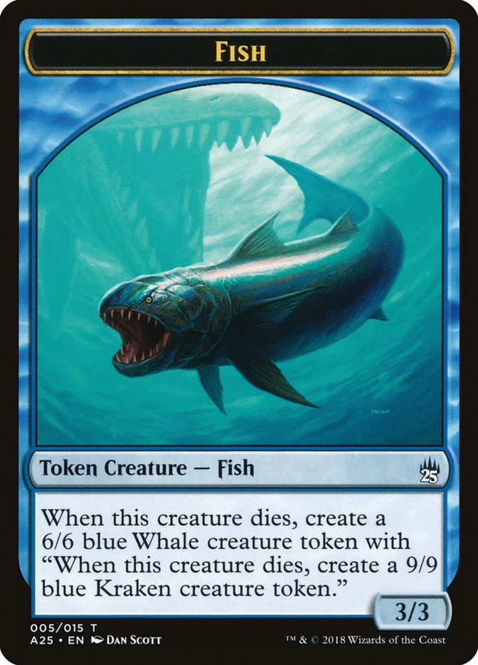 Fish Token [Masters 25 Tokens] | Impulse Games and Hobbies