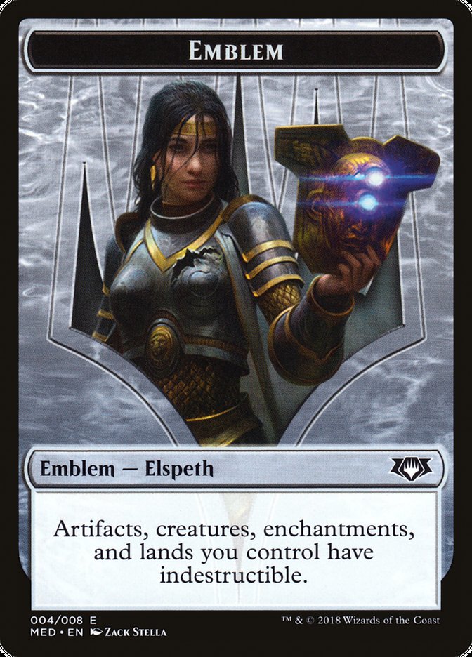 Elspeth, Knight-Errant Emblem [Mythic Edition Tokens] | Impulse Games and Hobbies