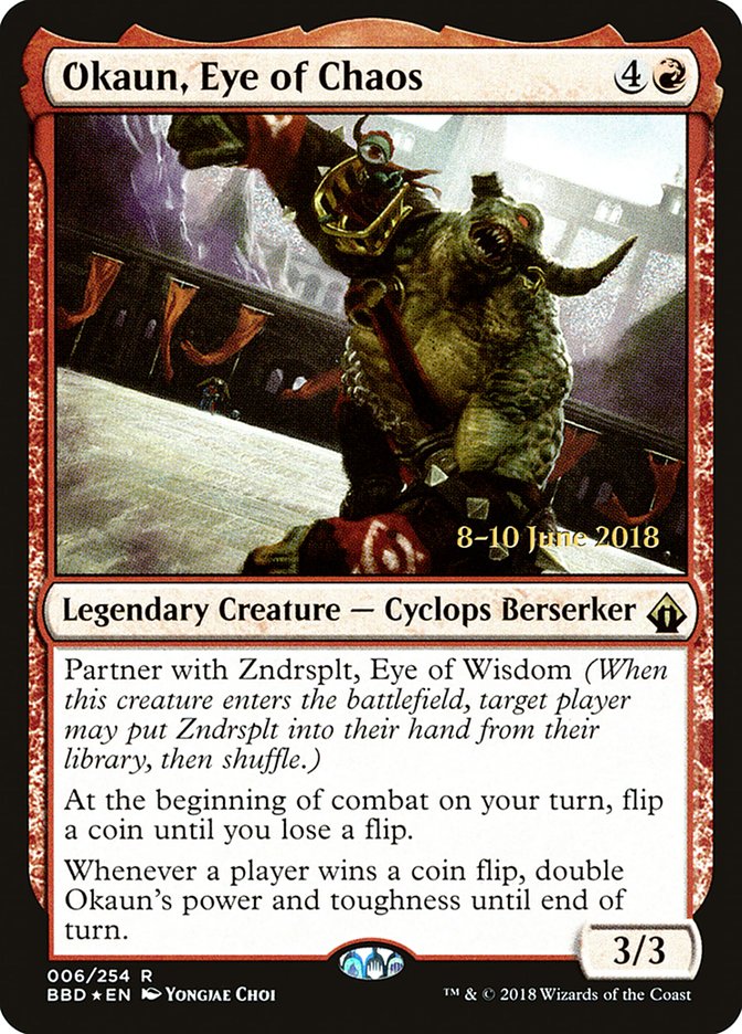 Okaun, Eye of Chaos [Battlebond Prerelease Promos] | Impulse Games and Hobbies