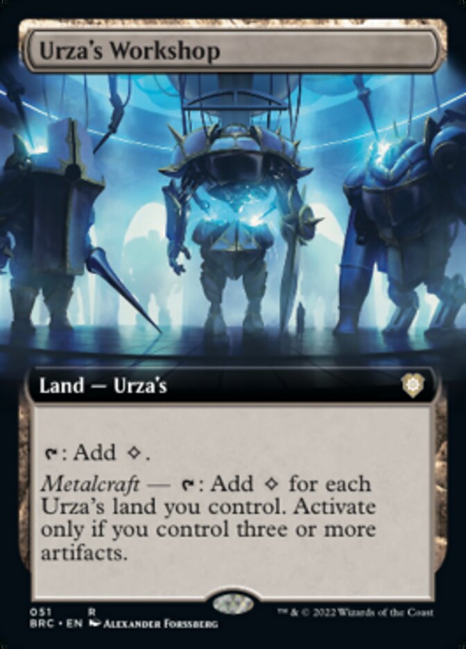 Urza's Workshop (Extended Art) [The Brothers' War Commander] | Impulse Games and Hobbies