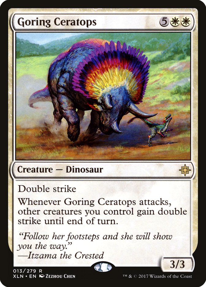 Goring Ceratops [Ixalan] | Impulse Games and Hobbies