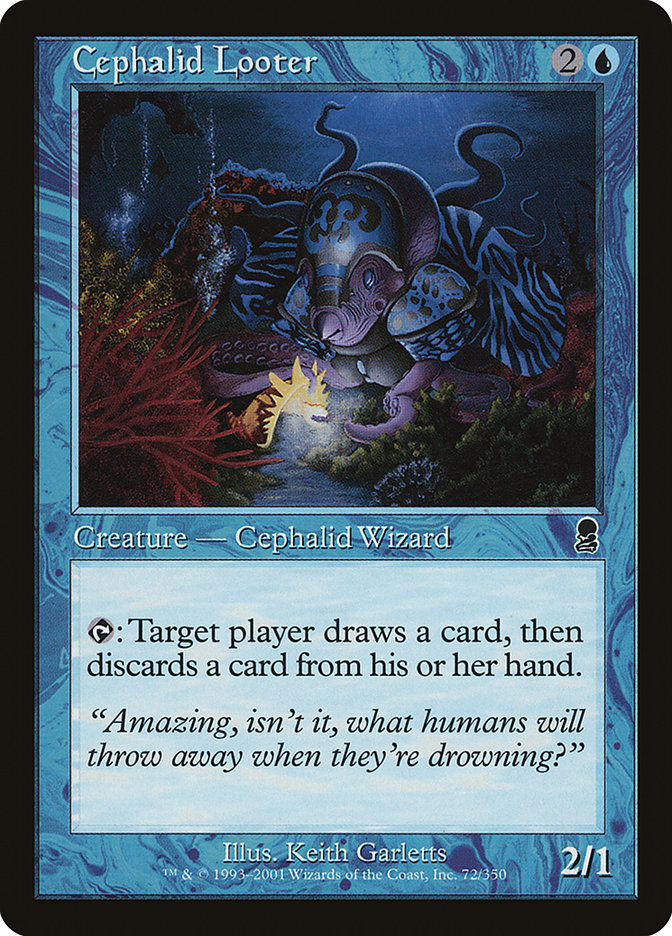 Cephalid Looter (Misprinted) [Odyssey] | Impulse Games and Hobbies
