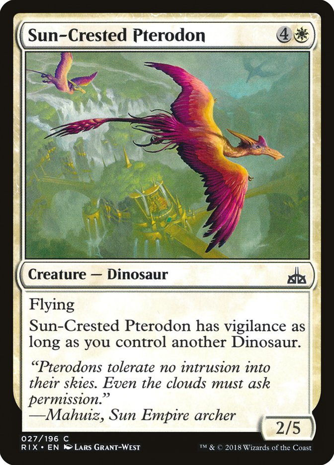 Sun-Crested Pterodon [Rivals of Ixalan] | Impulse Games and Hobbies