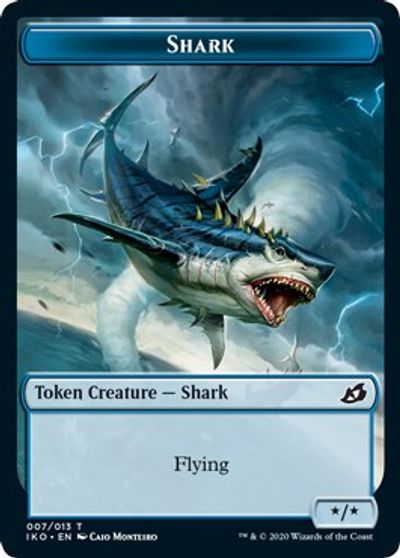 Pegasus // Shark Double-Sided Token [Challenger Decks 2021 Tokens] | Impulse Games and Hobbies