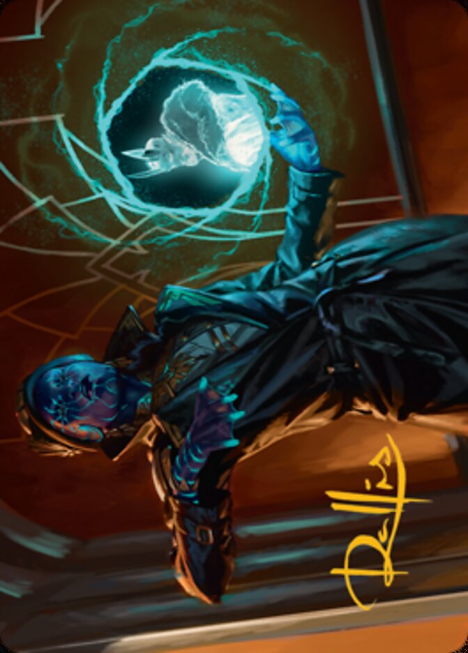 Kamiz, Obscura Oculus Art Card (Gold-Stamped Signature) [Streets of New Capenna Art Series] | Impulse Games and Hobbies