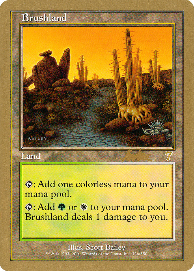 Brushland (Brian Kibler) [World Championship Decks 2002] | Impulse Games and Hobbies