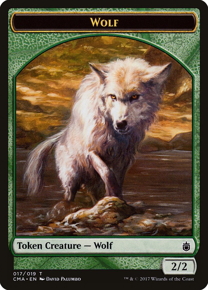 Wolf (017/019) [Commander Anthology Tokens] | Impulse Games and Hobbies